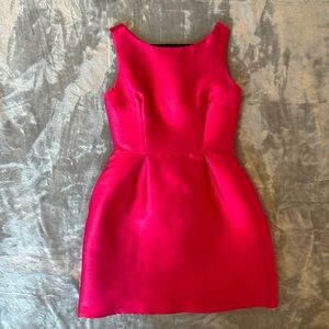 Kate Spade New York Hot Pink Bow Back Cocktail Dress Size 4